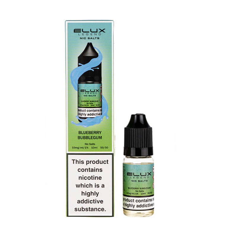 Blueberry Bubblegum Nic Salt E-Liquid by Elux Lege...