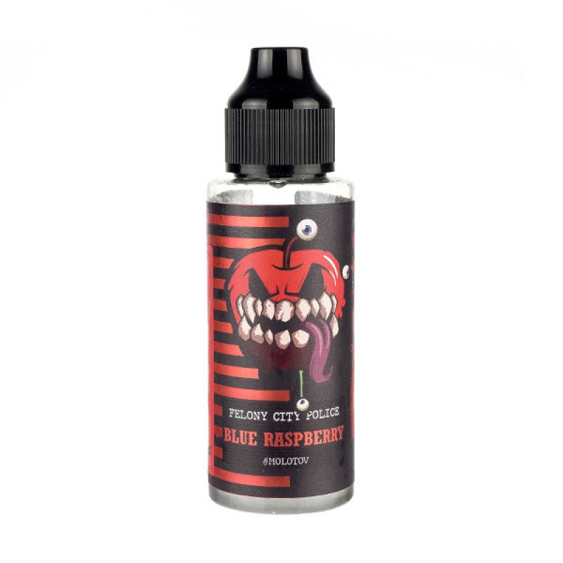 Blue Raspberry 100ml Shortfill E-Liquid by Felony