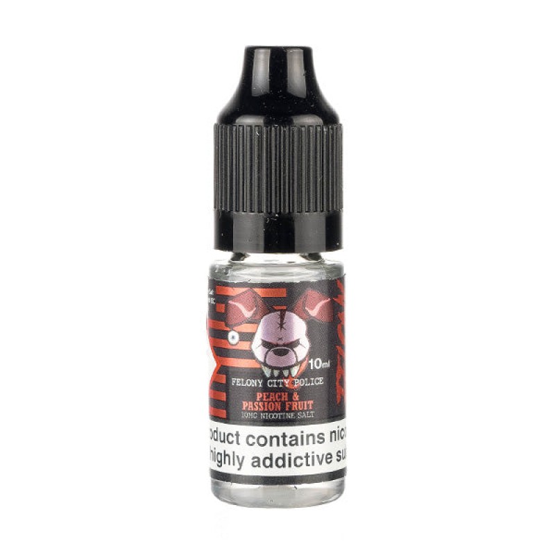 Peach & Passion Fruit Nic Salt E-Liquid by Fel...