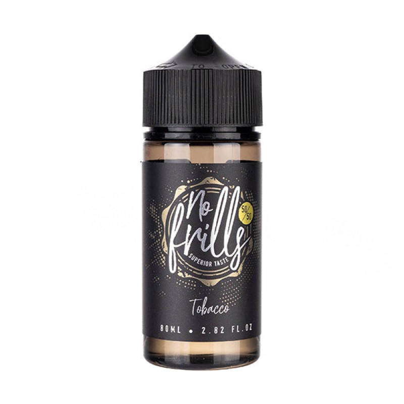 Tobacco 80ml (50/50) Shortfill E-liquid by No Frills