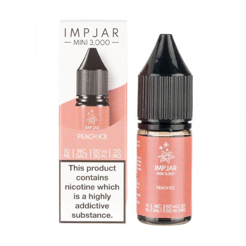 Peach Ice Nic Salt E-Liquid by Imp Jar