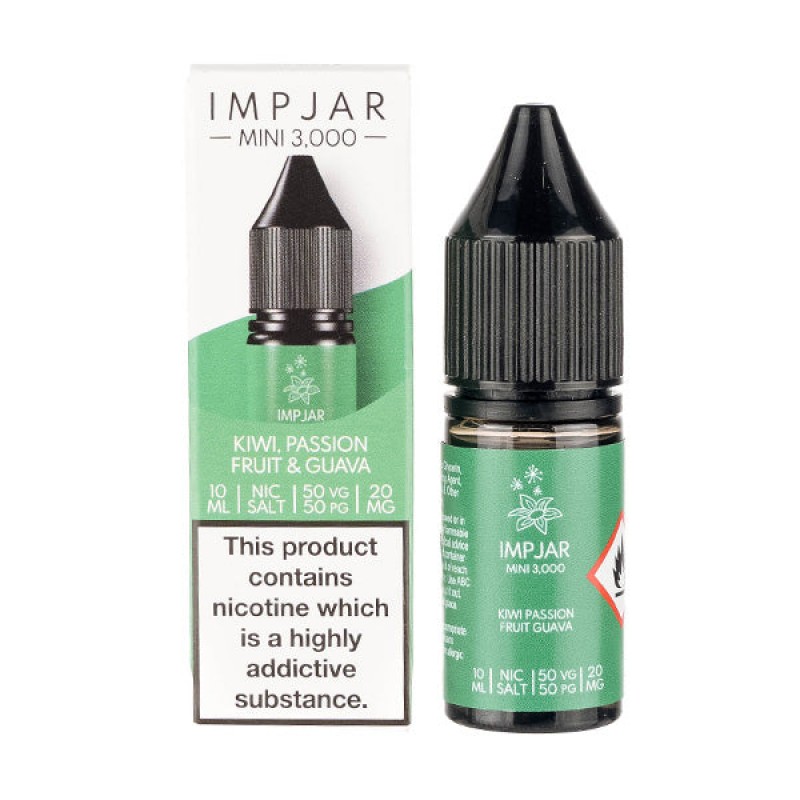 Kiwi Passion Fruit Guava Nic Salt E-Liquid by Imp ...