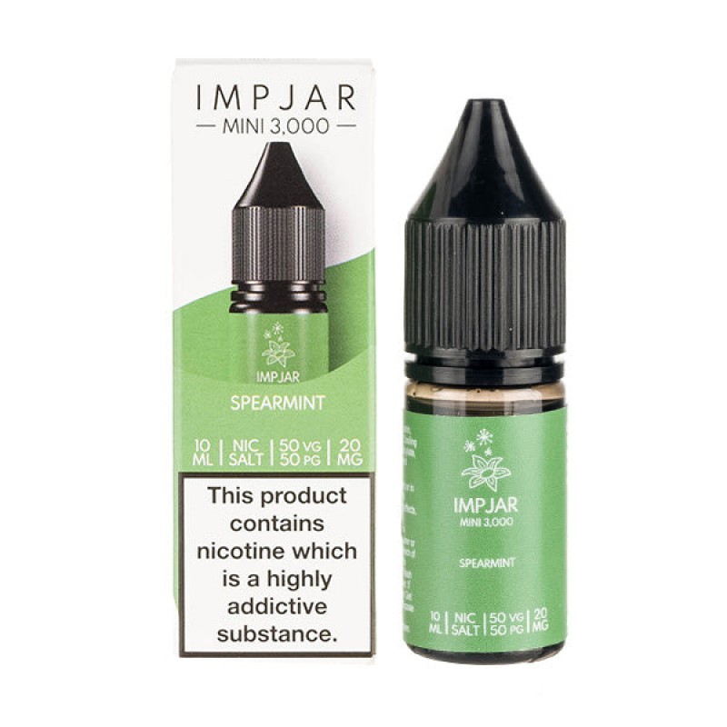 Spearmint Nic Salt E-Liquid by Imp Jar