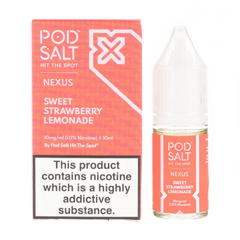 Sweet Strawberry Lemonade Nic Salt E-Liquid by Pod...