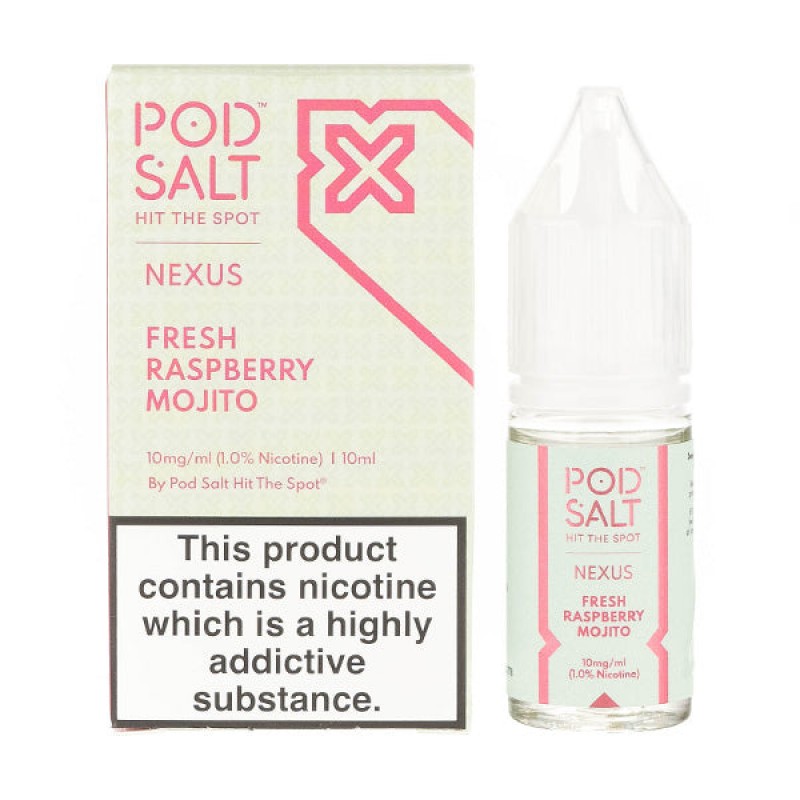 Fresh Raspberry Mojito Nic Salt E-Liquid by Pod Sa...