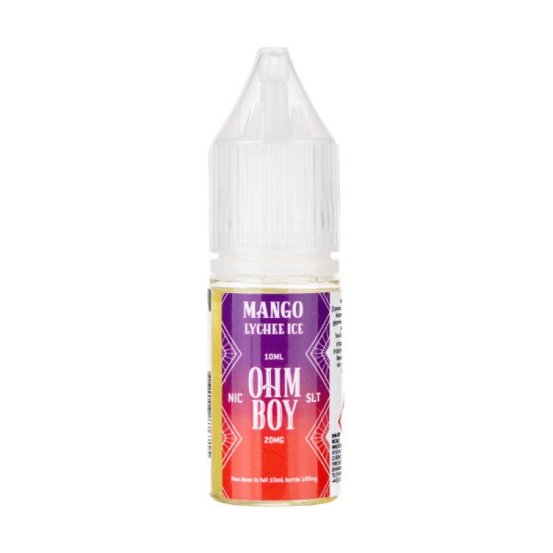 Mango Lychee Ice Nic Salt E-Liquid by Ohm Boy SLT