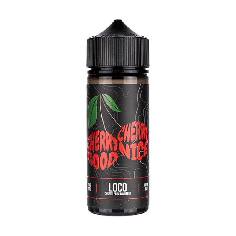 Loco Cherry Good Cherry 100ml Shortfill E-Liquid b...