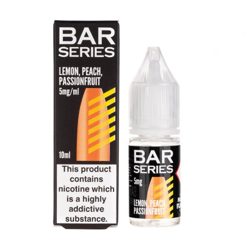 Lemon Peach Passion Fruit Nic Salt E-Liquid by Bar...