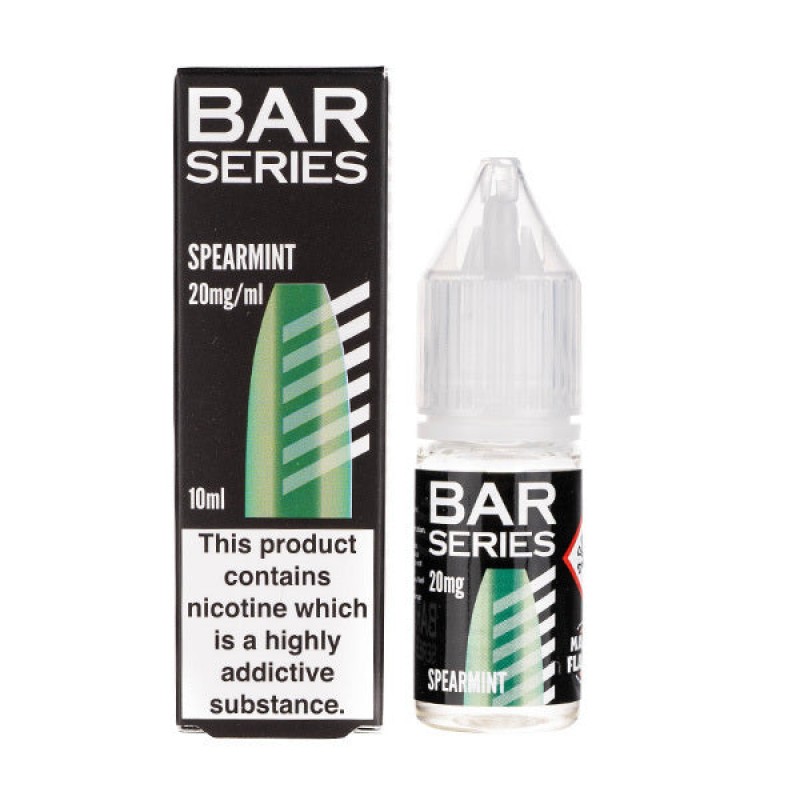 Spearmint Nic Salt E-Liquid by Bar Series