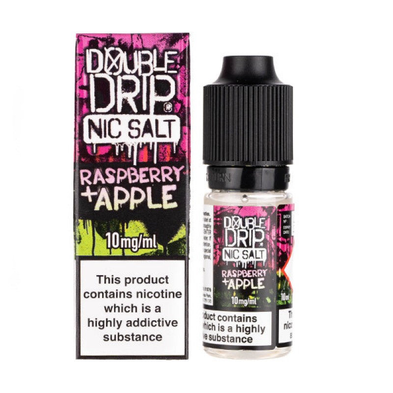 Raspberry Apple Nic Salt E-Liquid by Double Drip