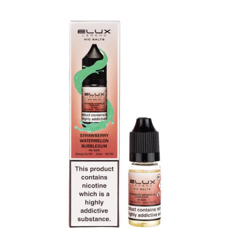 Strawberry Watermelon Bubblegum Nic Salt E-Liquid ...