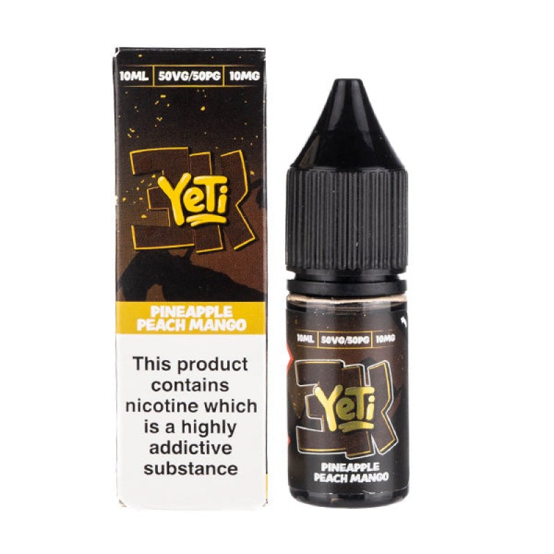 Pineapple Peach Mango 3K Nic Salt E-Liquid by Yeti