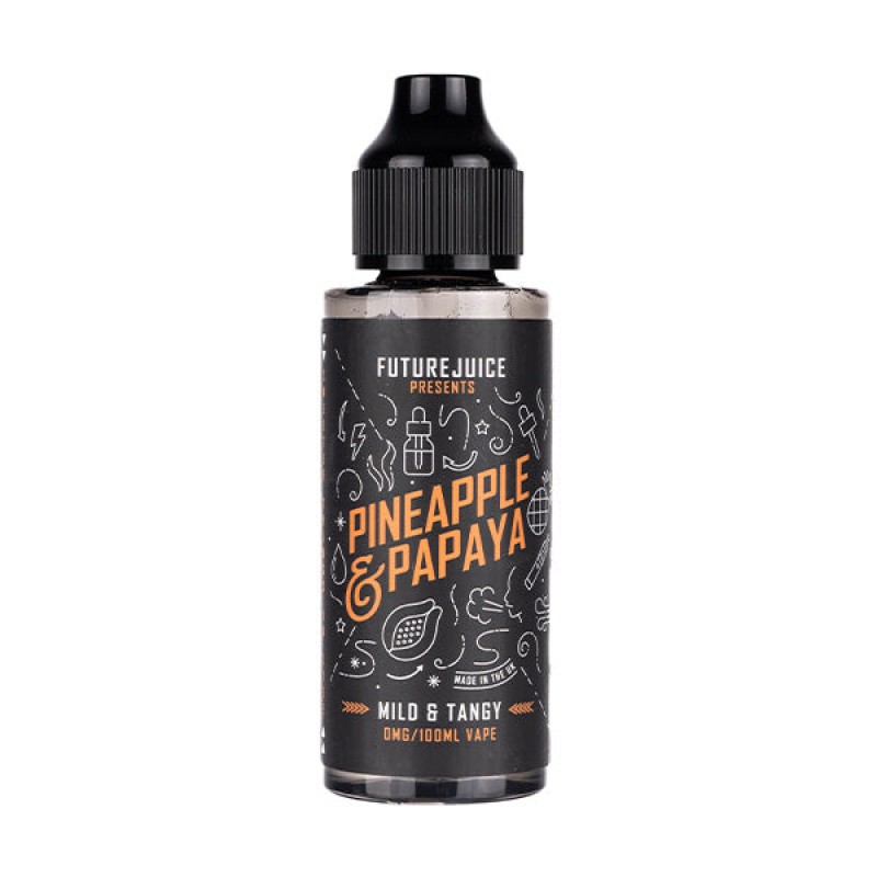 Pineapple & Papaya 100ml Shortfill E-Liquid by Future Juice