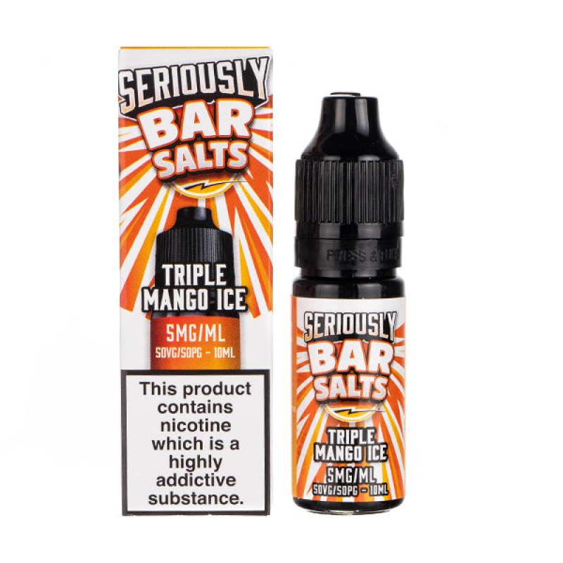 Triple Mango Ice Nic Salt E-Liquid by Seriously Ba...