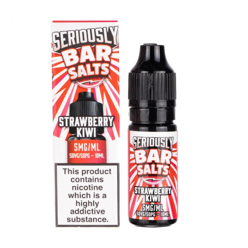 Strawberry Kiwi Nic Salt E-Liquid by Seriously Bar...