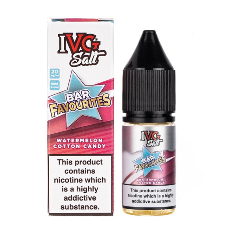 Watermelon Cotton Candy Nic Salt E-Liquid by IVG B...