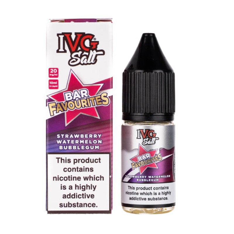 Strawberry Watermelon Bubblegum Nic Salt E-Liquid ...