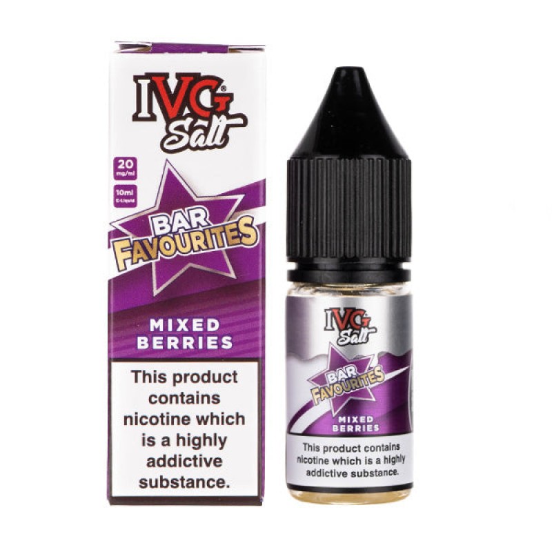 Mixed Berries Nic Salt E-Liquid by IVG Bar Favouri...