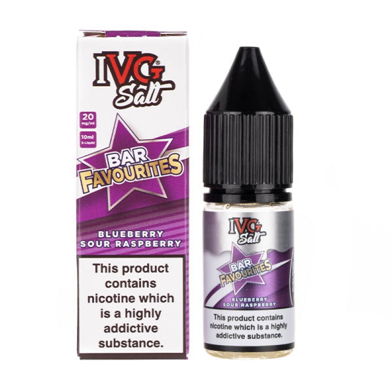 Blueberry Sour Raspberry Nic Salt E-Liquid by IVG ...