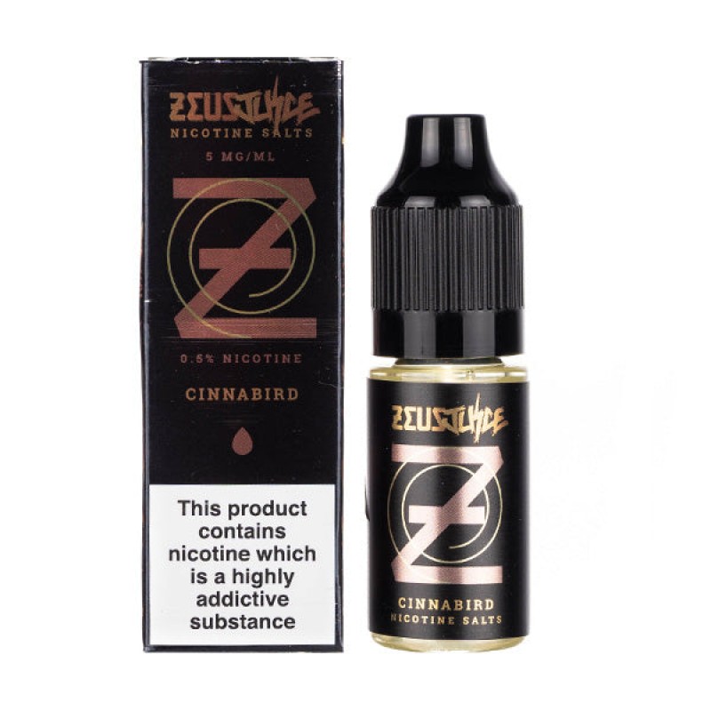 Cinnabird Nic Salt E-Liquid by Zeus Juice