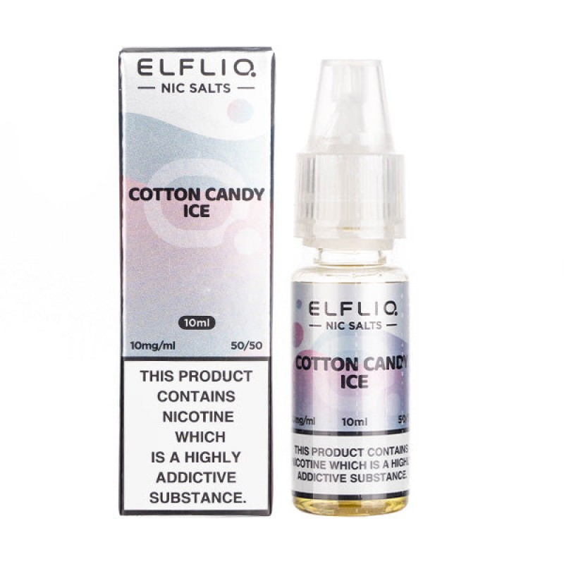 Cotton Candy Ice Nic Salt E-Liquid by Elfliq