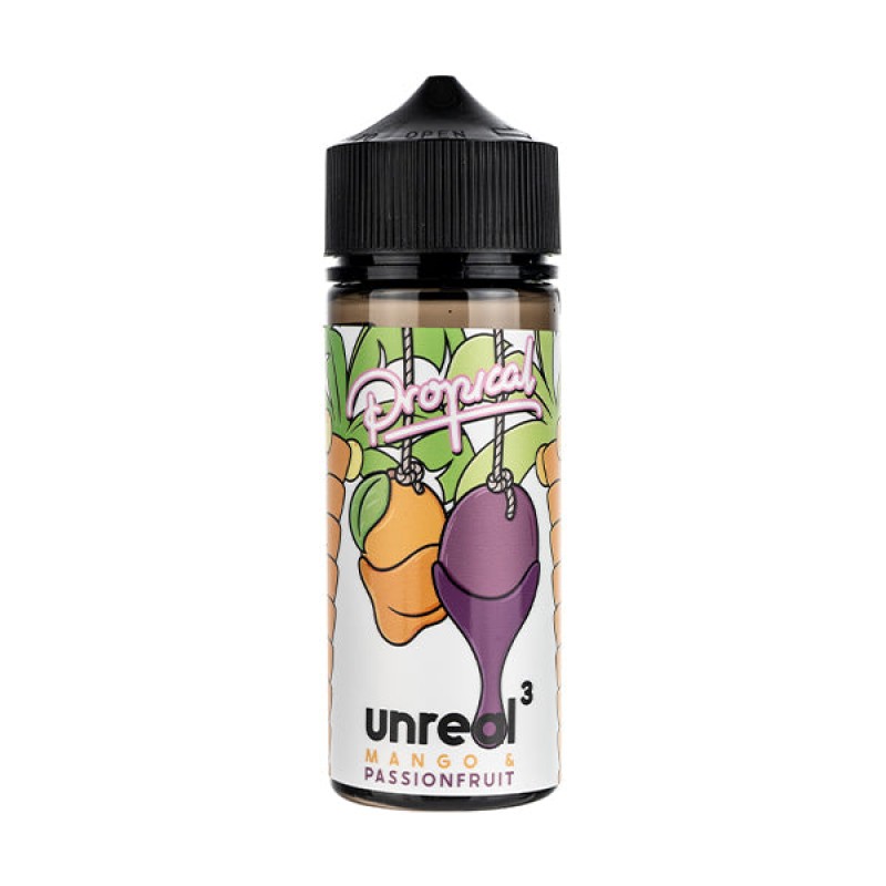 Mango & Passionfruit 100ml Shortfill E-Liquid by Unreal3