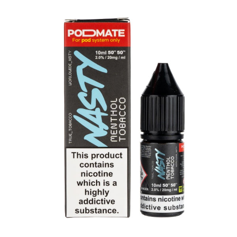 Menthol Tobacco Nic Salt E-Liquid by Nasty Juice P...