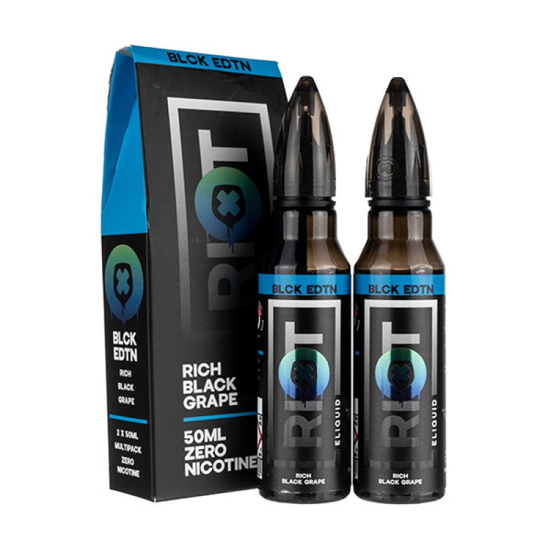 Rich Black Grape 100ml Shortfill E-Liquid by Riot Squad (2x50ml)