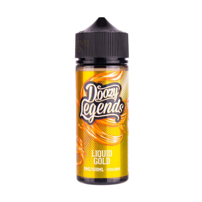 Liquid Gold 100ml Shortfill E-Liquid by Doozy Lege...