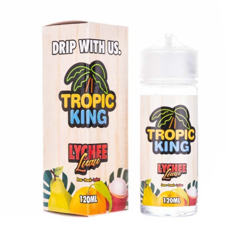 Lychee Lau 100ml Shortfill E-Liquid by Tropic King