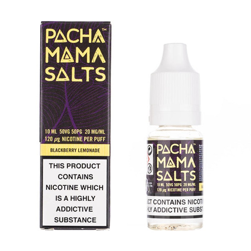 Blackberry Lemonade Nic Salt E-Liquid by Pacha Mam...