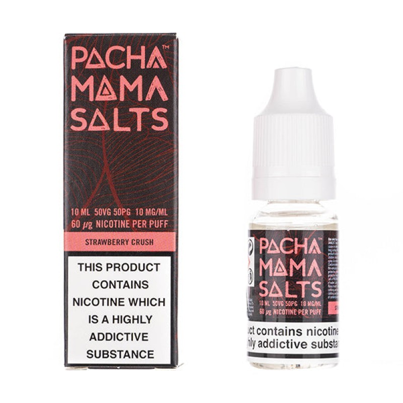 Strawberry Crush Nic Salt E-Liquid by Pacha Mama