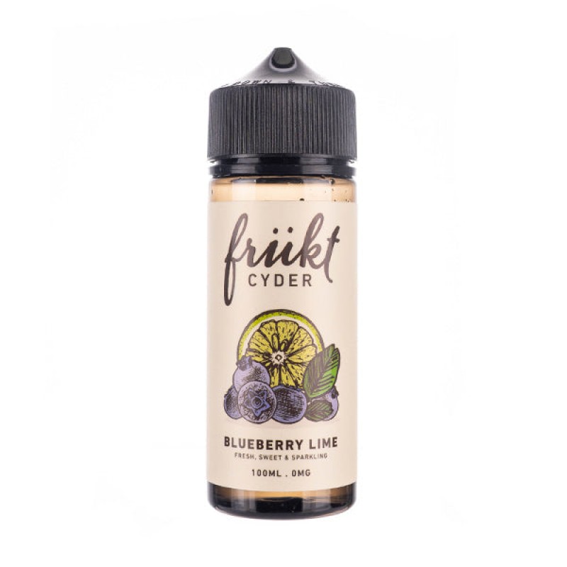 Blueberry Lime 100ml Shortfill E-Liquid by Frukt C...