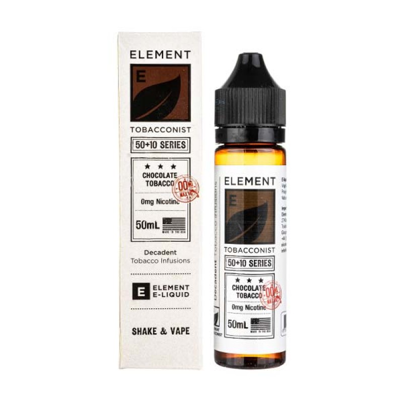 Chocolate Tobacco 50ml Shortfill E-Liquid by Eleme...