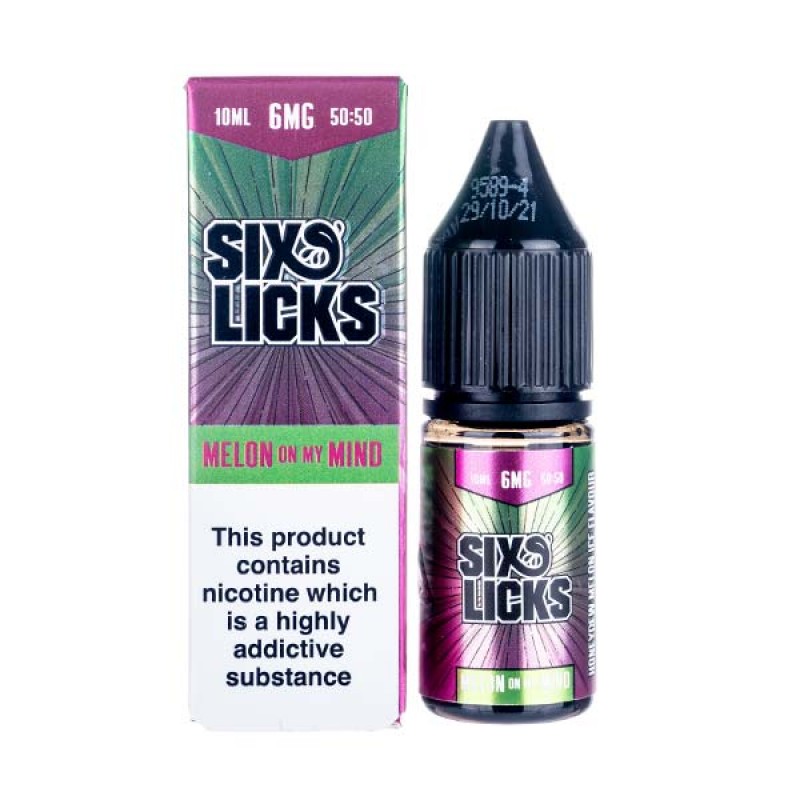 Melon On My Mind 50/50 E-Liquid by Six Licks