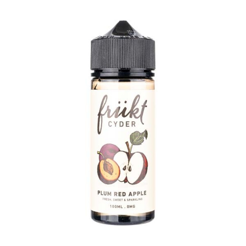 Plum Red Apple 100ml Shortfill E-Liquid by Frukt C...