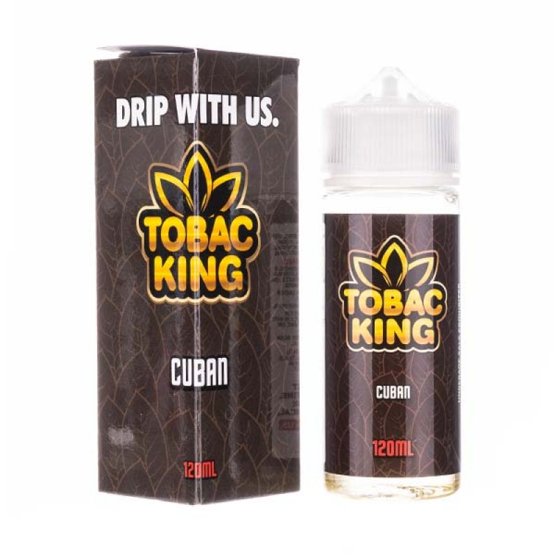 Cuban 100ml Shortfill E-Liquid by Tobac King