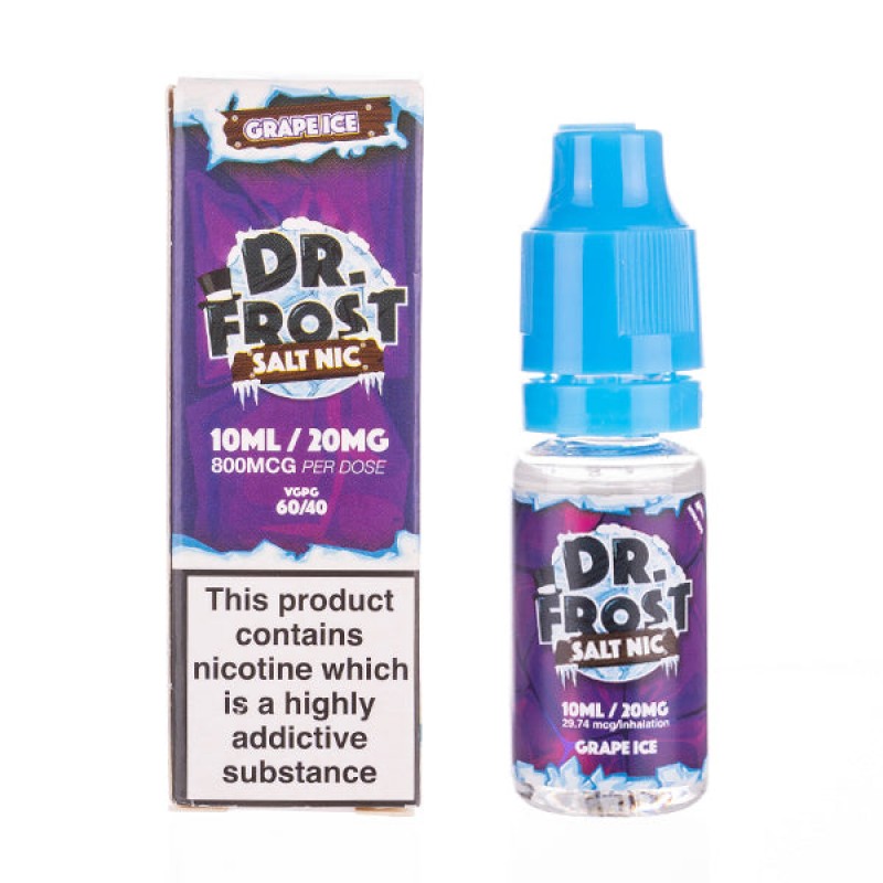 Grape Ice Nic Salt E-Liquid by Dr Frost