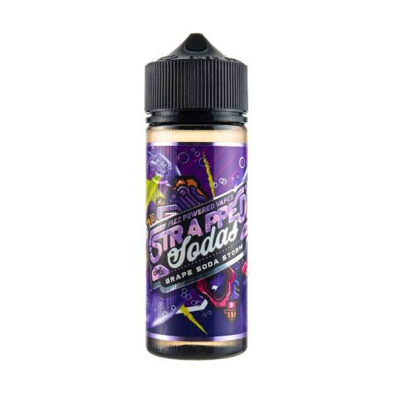 Grape Soda Storm 100ml Shortfill E-Liquid by Strap...