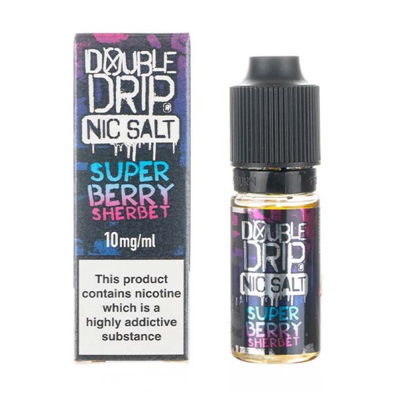 Super Berry Sherbet Nic Salt E-Liquid by Double Dr...