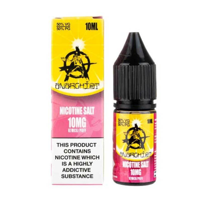 Pink Lemonade Nic Salt E-Liquid by Anarchist