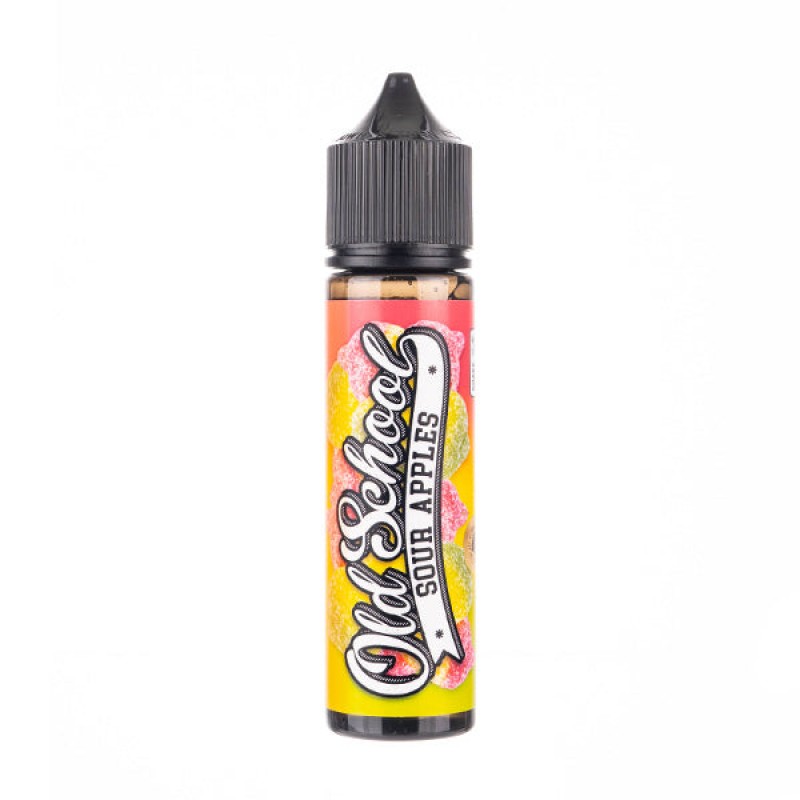 Sour Apples 50ml Shortfill E-Liquid by Old School