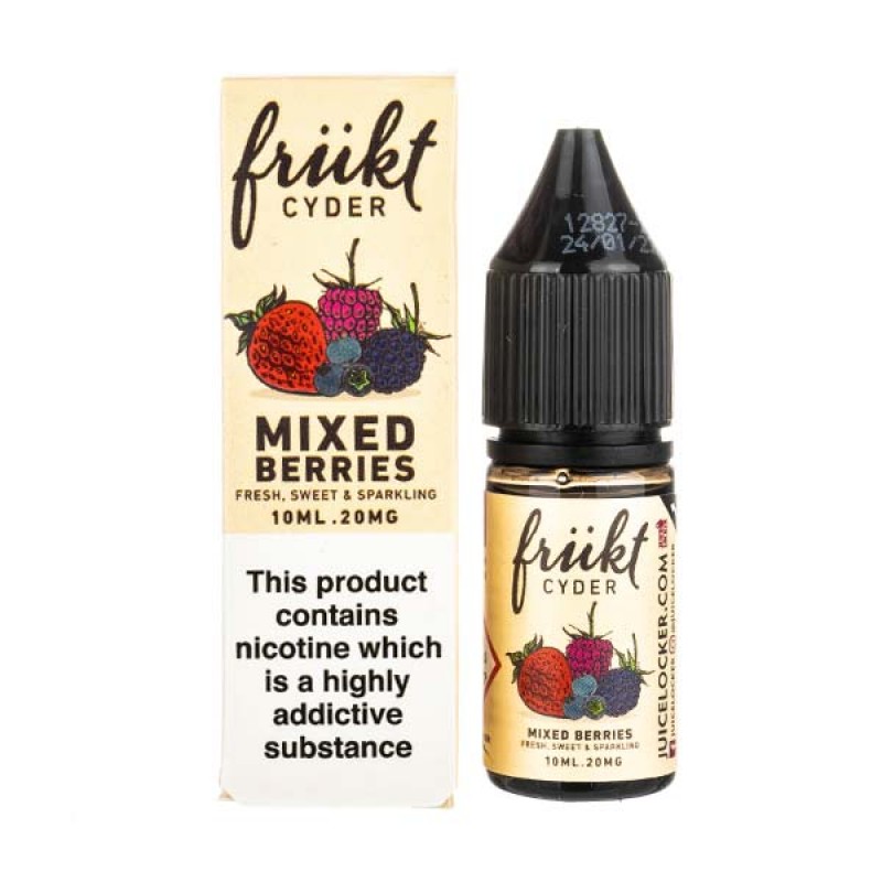 Mixed Berries Nic Salt E-Liquid by Frukt Cyder