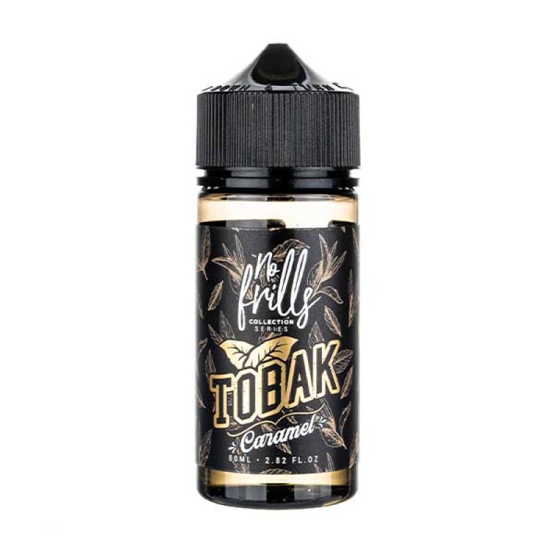 Caramel Tobacco 80ml Shortfill E-Liquid by No Fril...