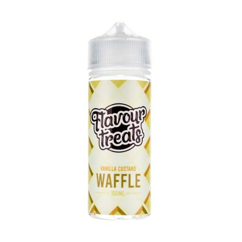 Vanilla Custard Waffle 100ml Shortfill E-Liquid by Flavour Treats