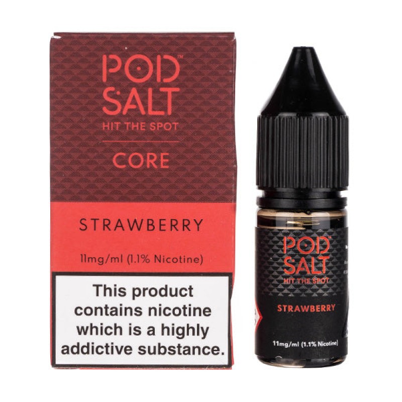 Strawberry Nic Salt E-Liquid by Pod Salt