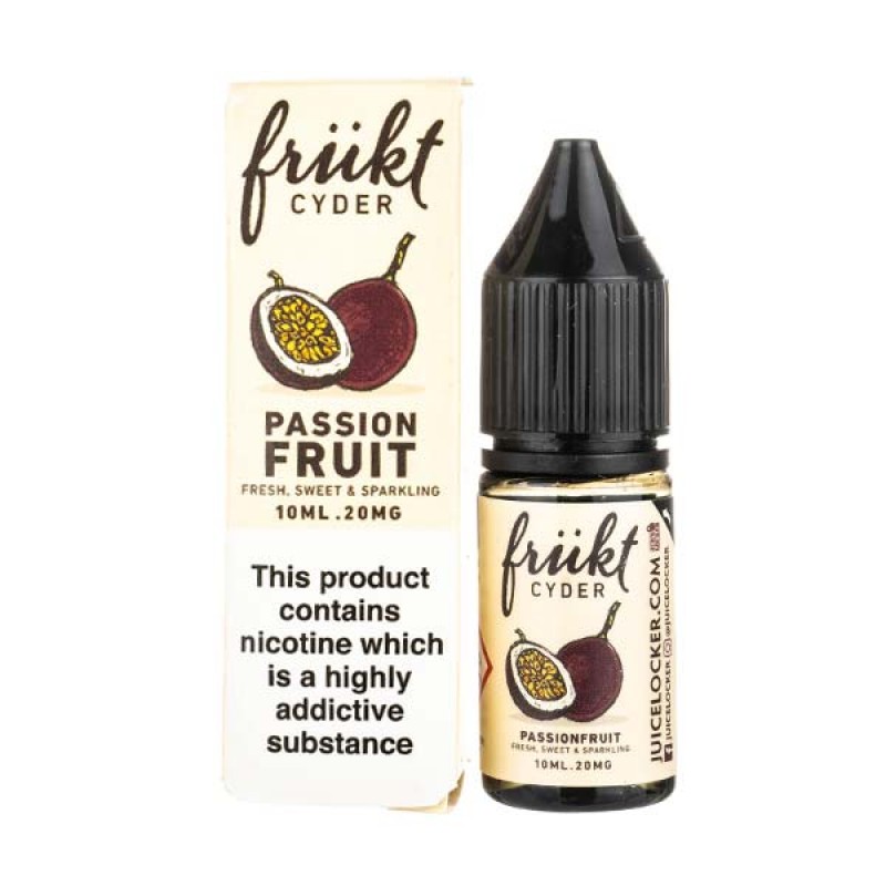 Passionfruit Nic Salt E-Liquid by Frukt Cyder