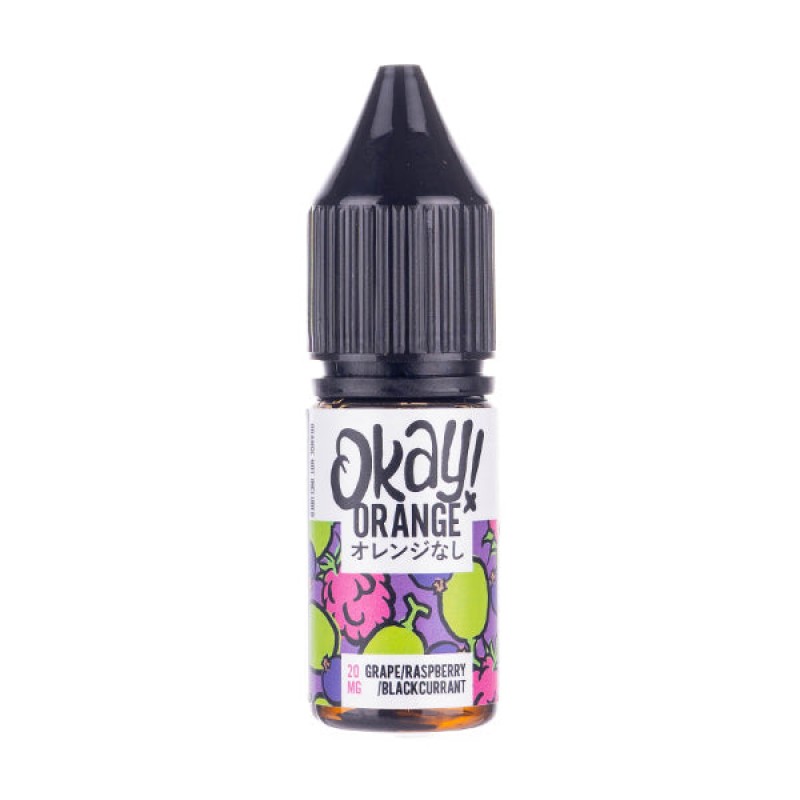 Grape Raspberry Blackcurrant Nic Salt by Okay! Ora...