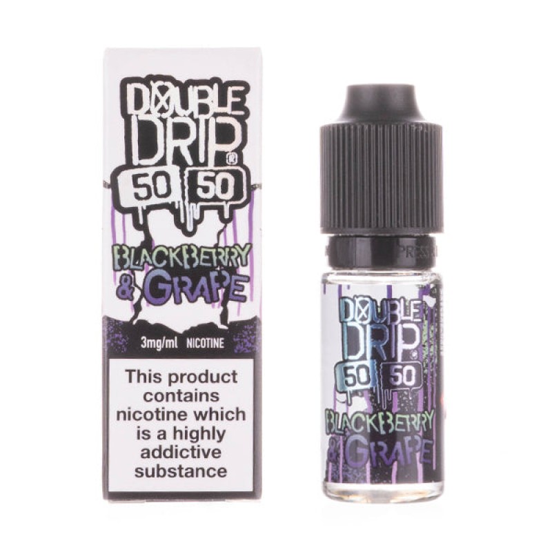 Blackberry & Grape 50-50 E-Liquid by Double Dr...