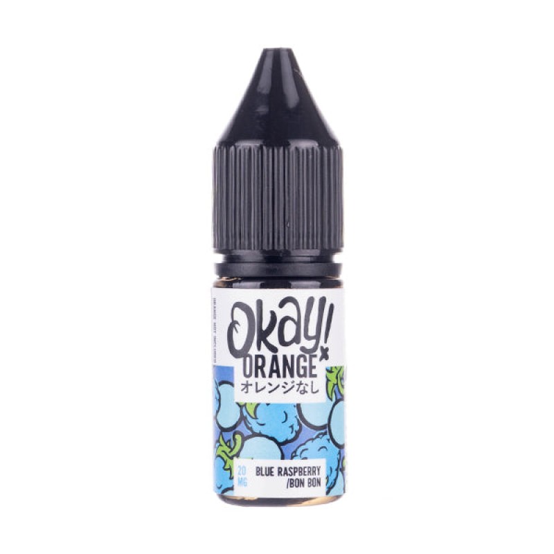 Blue Raspberry Bon Bon Nic Salt by Okay! Orange